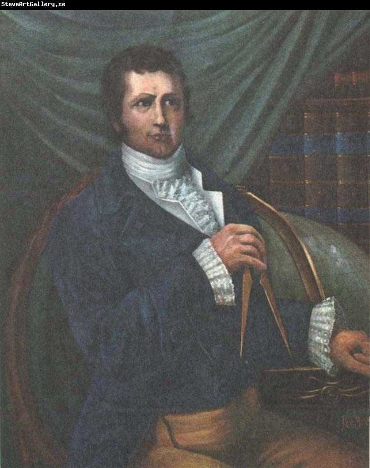 unknow artist This Portrait of Mackenzie with a am matching in hand emphasize his importance as kartlaggare and upptackare